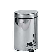 Nofer Ведро для мусора с педалью напольное, 5 литров, цвет: хром 09100.05.B