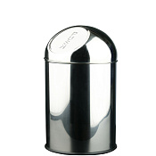 Nofer Ведро для мусора с крышкой напольное, 10 литров, цвет: хром 14114.10.B