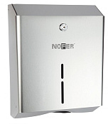 Nofer Диспенсер бумажных полотенец, подвесной, цвет: нержавеющая сталь брашированная 04010.S