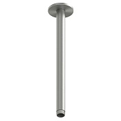 QuadroDesign Держатель верхнего душа 30 см, потолочный, цвет: brushed stainless steel BD002AS_300MM