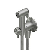 QuadroDesign Source Гигиенический душ с запор вентилем, холодная вода, цвет: brushed stainless steel ID026AS