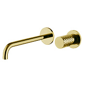 Fima Carlo Frattini Spillo Tech Смеситель для раковины встраиваемый, излив 15 см, цвет: gold F3051TWX9XOR