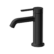 Fima Carlo Frattini Snap Смеситель для раковины Energy Saving с д/к, излив 11 см, цвет: black matt F3111NS.ES