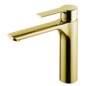 Fima Carlo Frattini Mast Смеситель для раковины Energy Saving без д/к, излив 15,8 см, цвет: gold F3131LOR.1.ES