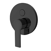 Fima Carlo Frattini Mast Смеситель для душа встраиваемый, 2 потребителя, цвет: black matt F3139E2NS