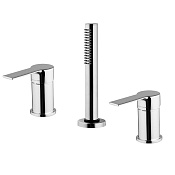 Fima Carlo Frattini Mast Смеситель на борт ванны с ручным душем, без излива, цвет: chrome F3144/1NCR