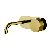 Fima Carlo Frattini So Смеситель для раковины встраиваемый, без ручки, излив 15 см, цвет: gold F3171WX5OR