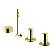 Fima Carlo Frattini So Смеситель на борт ванны с ручным душем, без излива, цвет: gold F3174/1OR