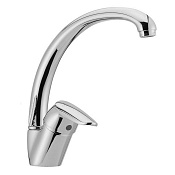 Fima Carlo Frattini Kitchen Смеситель для кухни, поворотный излив, Energy Saving, цвет: chrome F3207/2CR.ES