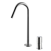 Fima Carlo Frattini Spillo Tech Смеситель для раковины на 2 отвер с д/к, излив 12,5 см, цвет: chrome F3271TNCXCR