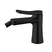 Fima Carlo Frattini Flo' Смеситель для биде, без донного клапана, излив 13,3 см, цвет: black matt F3802NS.1