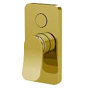 Fima Carlo Frattini Flo' Смеситель для душа встраиваемый, внешняя часть, 2 потребителя, цвет: gold F3809E2OR