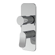 Fima Carlo Frattini Flo' Смеситель для душа встраиваемый, 2-3 потребителя, цвет: chrome F3809X6CR