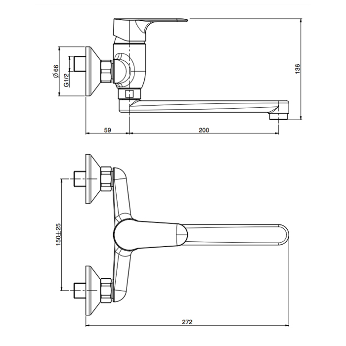 Fima Carlo Frattini Kitchen Смеситель для кухни, поворотный излив 20 см, цвет: chrome F3836CR