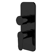 Fima Carlo Frattini Serie 22 Смеситель для душа встраиваемый, 2-3 потребителя, цвет: black matt F3839X6NS