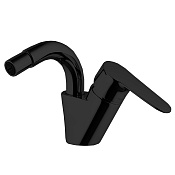 Fima Carlo Frattini Serie 22 Смеситель для биде, с донным клапаном, излив 10,7 см, цвет: black matt F3842NS