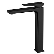 Fima Carlo Frattini Zeta Смеситель для раковины без донного клапана, излив 16,5 см, цвет: black matt F3961/HNNS.1