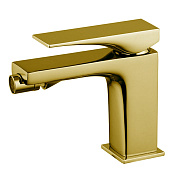 Fima Carlo Frattini Zeta Смеситель для биде, без донного клапана, излив 12,8 см, цвет: gold F3962NOR.1