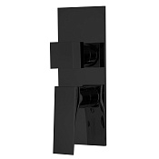 Fima Carlo Frattini Zeta Смеситель для душа встраиваемый, 2-3 потребителя, цвет: black matt F3969X6NS