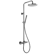 Fima Carlo Frattini Wellness Душевая стойка: термостат, верхний и ручной душ, цвет: chrome F4885/RP253CR