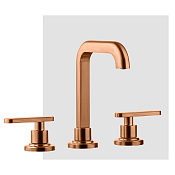 Fima Carlo Frattini Park Lane Смеситель для раковины, на 3 отвер, излив 15 см, цвет: amber bronze F1301ZL