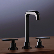 Fima Carlo Frattini Park Lane Смеситель для раковины, на 3 отвер, излив 15 см, цвет: black chrome F1311CN