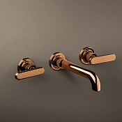 Fima Carlo Frattini Park Lane Смеситель для раковины встраиваемый, излив 15 см, цвет: gold F1331/5OR