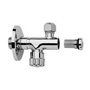 Fima Carlo Frattini Complementi Угловой вентиль с фильтром, регулировкой и выводом 3/8, цвет: chrome F190CR