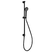 Fima Carlo Frattini Wellness Душевая штанга 88 см с подводом воды и ручным душем, цвет: black matt F2039NS