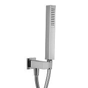 Fima Carlo Frattini Wellness Душевой гарнитур: лейка 1 вид струи, держатель, шланг, цвет: chrome F2438/2NCR