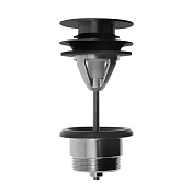 Fima Carlo Frattini Донный клапан универсальный, цвет: black matt F2677NS