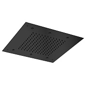 Fima Carlo Frattini Soffioni Потолочный душ 50х50 см, встраиваемый, 2 режима, цвет: black matt F2901NS