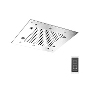 Fima Carlo Frattini Wellness Потолочный душ 50х50 см, встраиваемый, 2 режима, цвет: chrome F2902CR