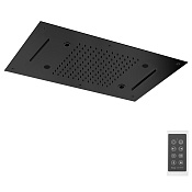 Fima Carlo Frattini Soffioni Потолочный душ 70х40 см, встраиваемый, 2 режима, цвет: black matt F2904NS