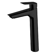 Fima Carlo Frattini Spot Смеситель для раковины Energy Saving с д/к, излив 17,6 см, цвет: black matt F3001/HNS.ES