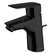 Fima Carlo Frattini Spot Смеситель для раковины Energy Saving с д/к, излив 10,6 см, цвет: black matt F3001NS.ES