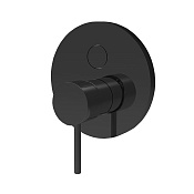 Fima Carlo Frattini Spillo Up Смеситель для душа встраиваемый, 2 потребителя, цвет: black matt F3039E2NS