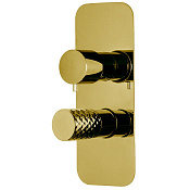 Fima Carlo Frattini Spillo Tech Смеситель для душа встраиваемый, 2-3 потребителя, цвет: gold F3039TX6XOR