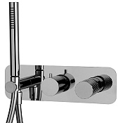 Fima Carlo Frattini Spillo Tech Смеситель для душа встраиваемый, 2 потребителя, цвет: chrome F3049TWX2XCR
