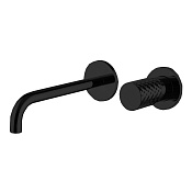 Fima Carlo Frattini Spillo Tech Смеситель для раковины встраиваемый, излив 20 см, цвет: black matt F3051TWLX9XNS