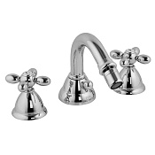 Fima Carlo Frattini Olivia Смеситель для биде на 3 отверстия, с д/к, излив 11,4 см, цвет: chrome F5002CR