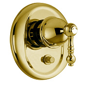 Fima Carlo Frattini Elizabeth Смеситель для душа встраиваемый, 2 потребителя, цвет: gold F5089X2OR