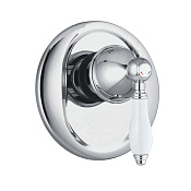 Fima Carlo Frattini Herend Смеситель для душа встраиваемый, 1 потребитель, цвет: chrome F5409X1CBCR