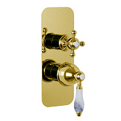 Fima Carlo Frattini Herend Смеситель для душа встраиваемый, 2-3 потребителя, цвет: gold F5409X6CBOR