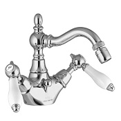 Fima Carlo Frattini Herend Смеситель для биде, с донным клапаном, излив 14,1 см, цвет: gold F5412OR