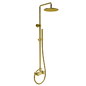 Fima Carlo Frattini Wellness Душевая стойка: термостат, душ, без накладки, цвет: gold F5605/2VOR