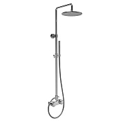 Fima Carlo Frattini Wellness Душевая стойка: термостат, душ, без накладки, цвет: chrome F5605/2VCR