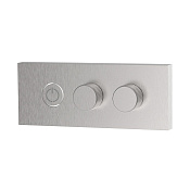 Fima Carlo Frattini Switch Смеситель для душа встраиваемый с кнопкой on/off, цвет: stainless steel F5951/1SINOX