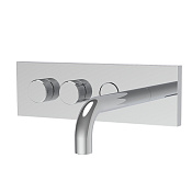 Fima Carlo Frattini Switch Смеситель для раковины встраив. c кнопкой, излив 16 см, цвет: chrome F5951X5/180CR