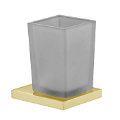 Fima Carlo Frattini Quadra Стакан подвесной, матовое стекло, цвет: gold F6023/1WOR